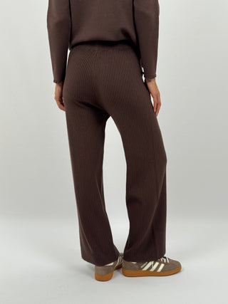Coordinato Comfy Offset Marrone