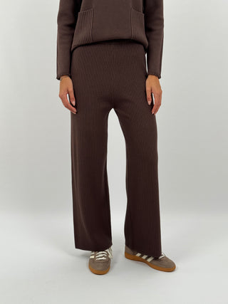 Coordinato Comfy Offset Marrone