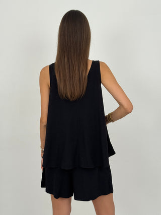 Set Canotta e Shorts Everyday Nero