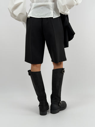 Coordinato Gilet e Bermuda Nero