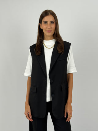 Coordinato Gilet e Pantalone Nero