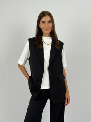 Coordinato Gilet e Pantalone Nero