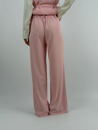 Completo Gilet e Pantalone Rosa