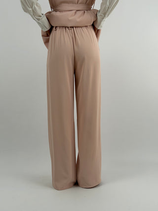 Completo Gilet e Pantalone Rosa