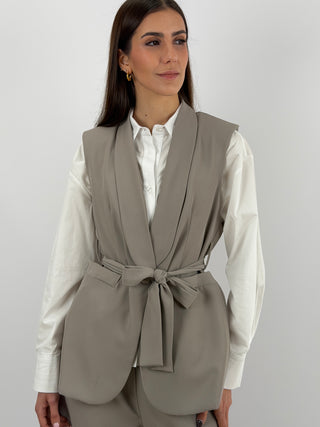 Completo Gilet e Pantalone Sabbia