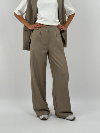 Coordinato Gilet e Pantalone Sabbia