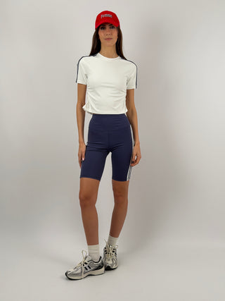 Set Sporty T-Shirt e Ciclista Blu