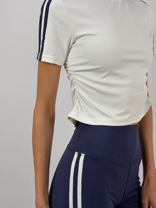 Set Sporty T-Shirt e Ciclista Blu