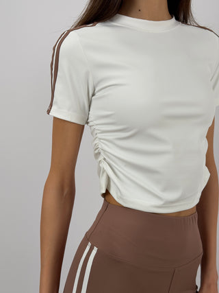 Set Sporty T-Shirt e Ciclista Mocha Mousse