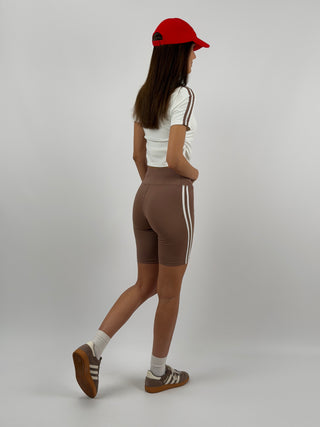 Set Sporty T-Shirt e Ciclista Mocha Mousse