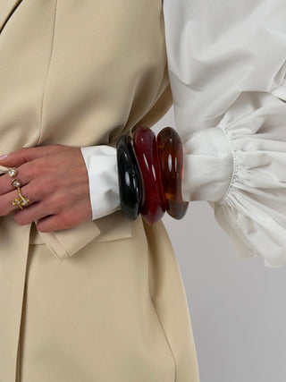 Set 3 Bracciali in Resina