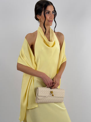 Stola in Satin Gialla