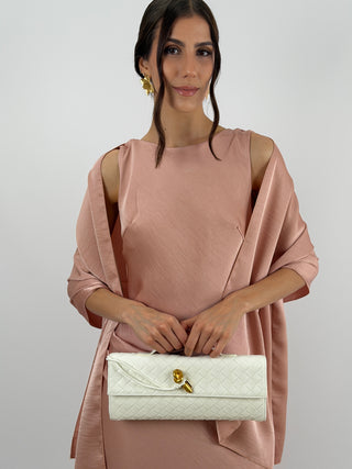 Stola in Satin Rosa Antico