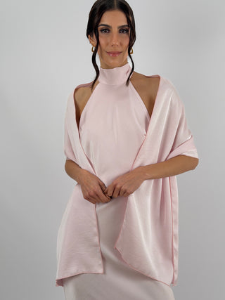 Stola in Satin Rosa