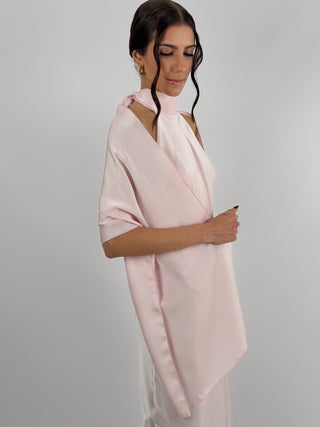 Stola in Satin Rosa