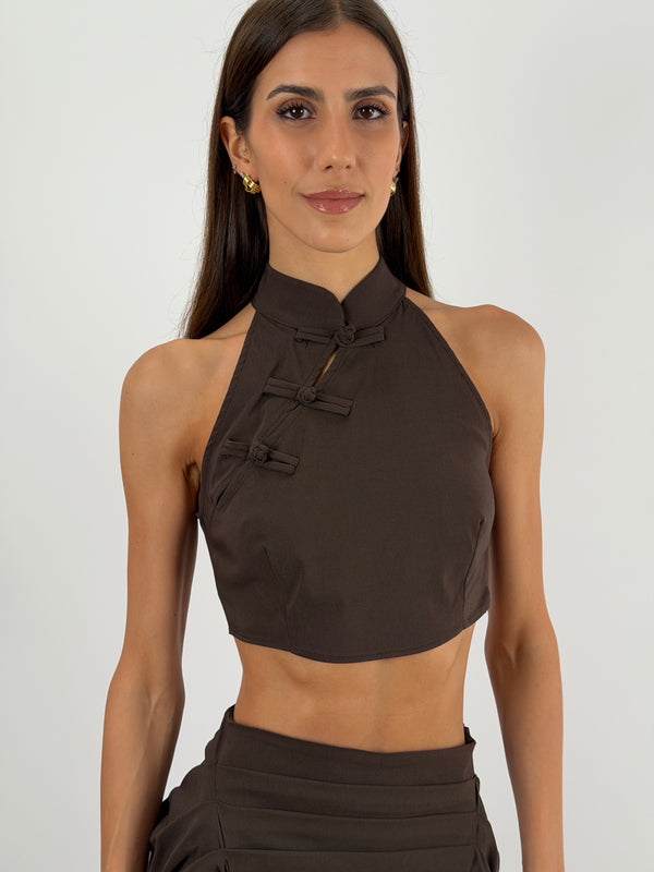 Top Mandarin Marrone Lumina