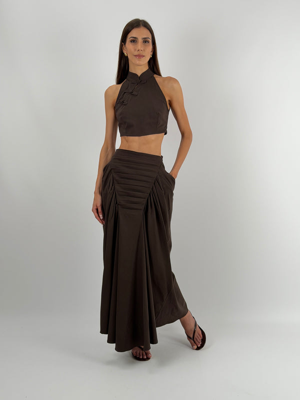 Top Mandarin Marrone Lumina