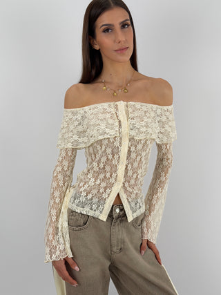 Top in Pizzo Lumina Panna