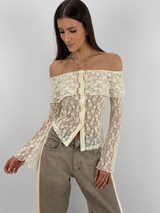 Top in Pizzo Lumina Panna