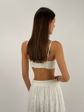 Top in Pizzo Bianco Lumina