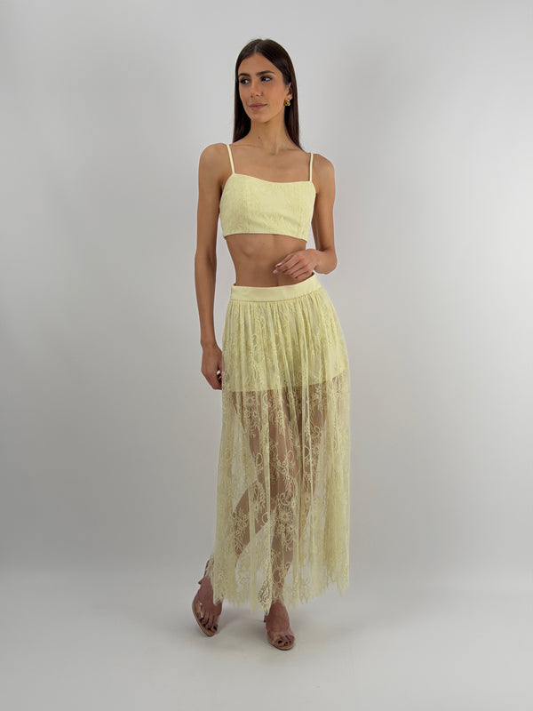 Top in Pizzo Giallo Lumina