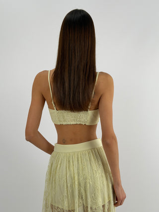 Top in Pizzo Giallo Lumina