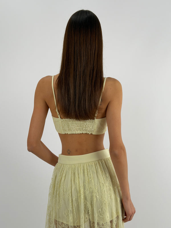 Top in Pizzo Giallo Lumina