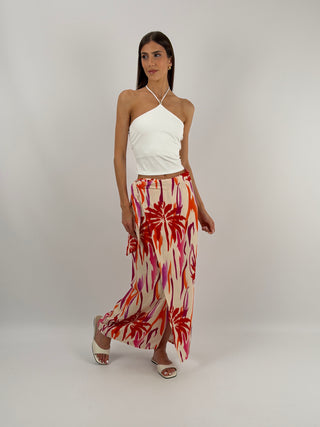Top Halter Bianco
