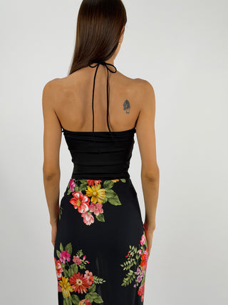 Top Halter Nero