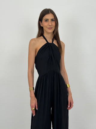 Tuta Halter Panama Nera