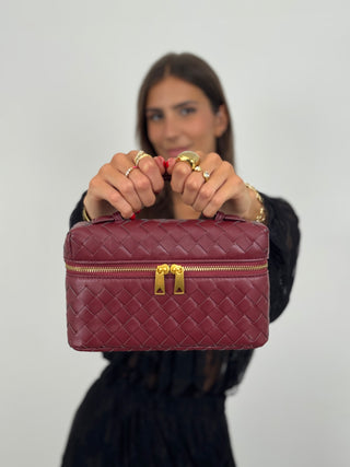 Borsa Vanity Bordeaux