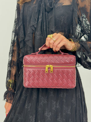 Borsa Vanity Bordeaux