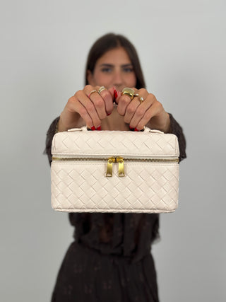 Borsa Vanity Crema