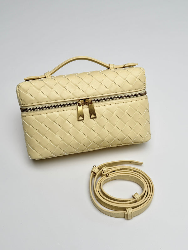 Borsa Vanity Giallo Pastello