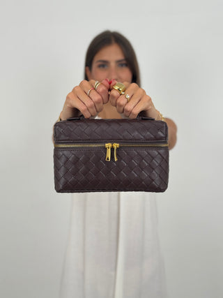 Borsa Vanity Marrone