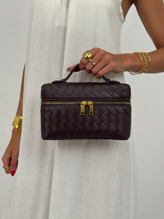 Borsa Vanity Marrone