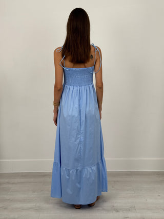 Abito in Cotone Baltimora Azzurro