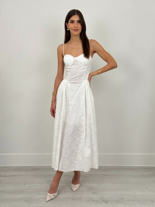 Abito in Cotone Zante Bianco