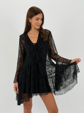 Abito in Pizzo Nero