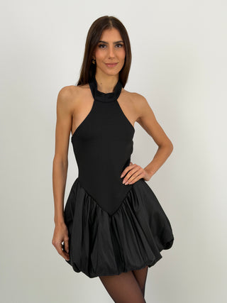 Abito Halter a Palloncino Nero