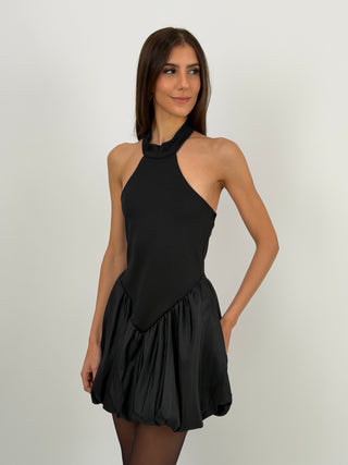 Abito Halter a Palloncino Nero