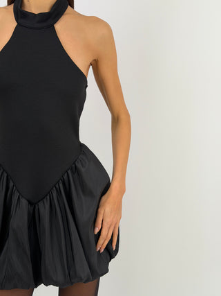 Abito Halter a Palloncino Nero