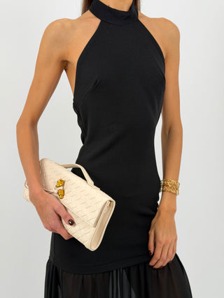 Abito Lungo Halter Nero