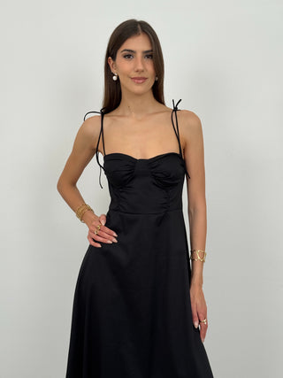 Abito in Cotone Baltimora Nero