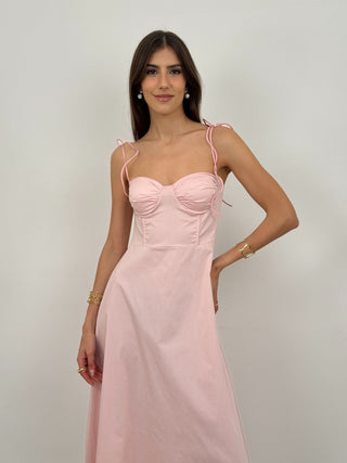 Abito in Cotone Baltimora Rosa
