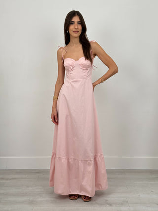 Abito in Cotone Baltimora Rosa