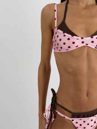 Bikini a Pois Rosa