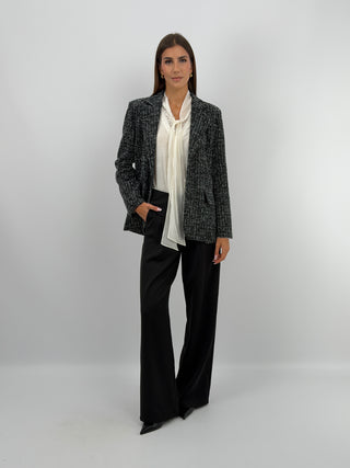 Blazer in Tweed Nero
