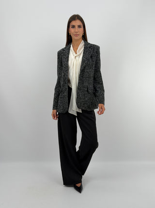 Blazer in Tweed Nero
