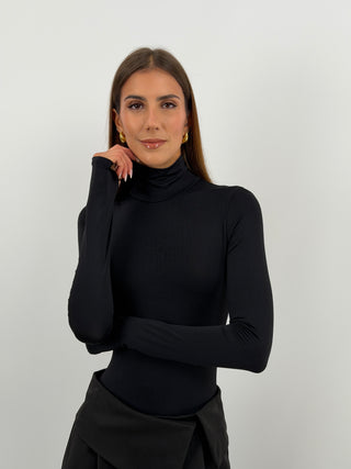 Body Collo Alto Nero
